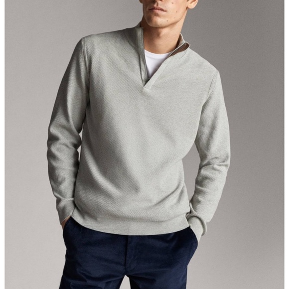 Massimo Dutti Quarter Zip 